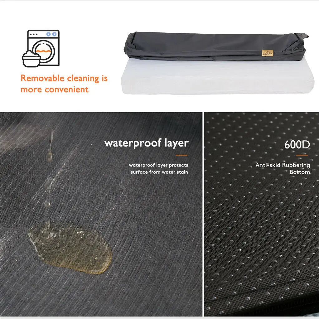 Dog Bed Orthopedic Memory Foam With Removable Cover