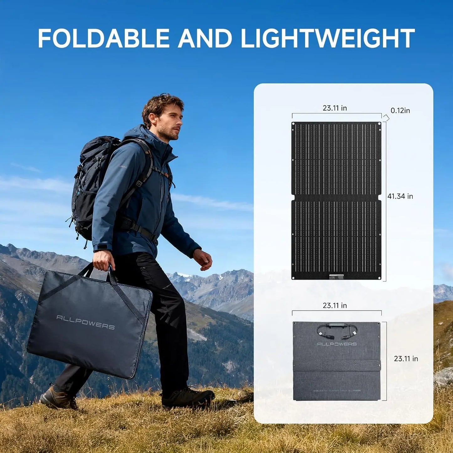 ALLPOWERS SE100 Foldable Solar Panel 100W