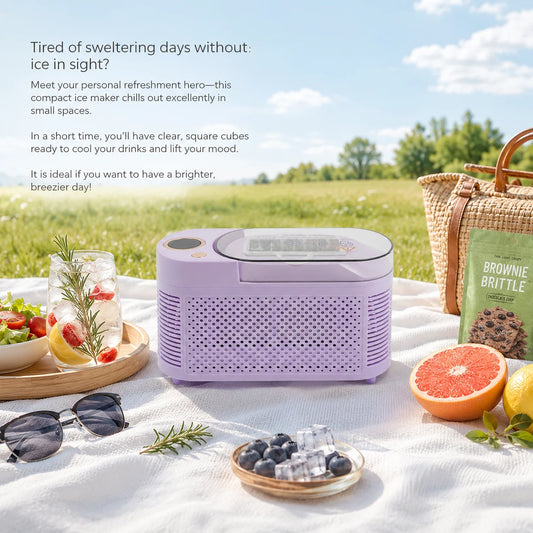 Compact Portable Electric Ice Maker For Home