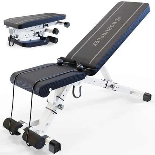Adjustable Foldable Workout Bench for Home Gym