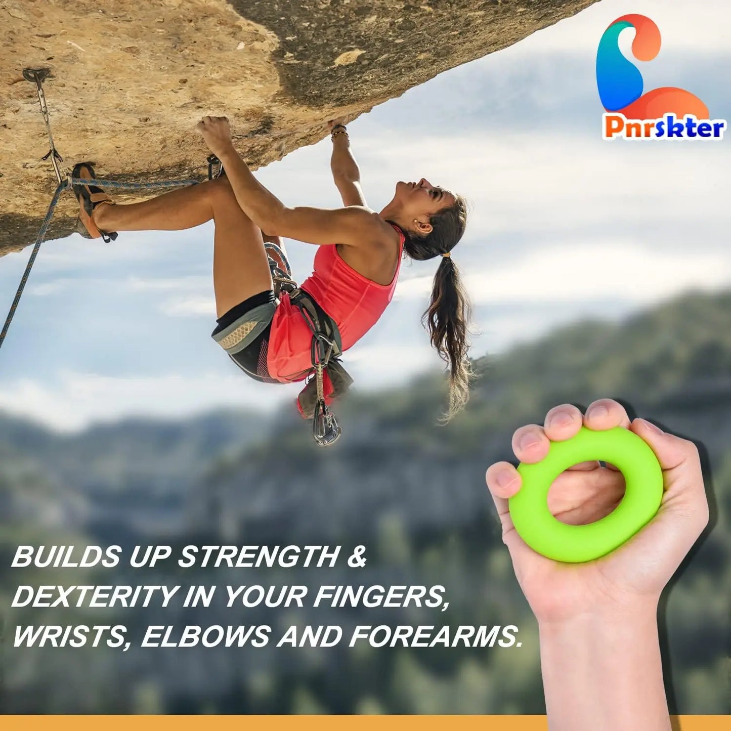 Silicone Hand Grip Strengthener Set For Forearm And Wrist