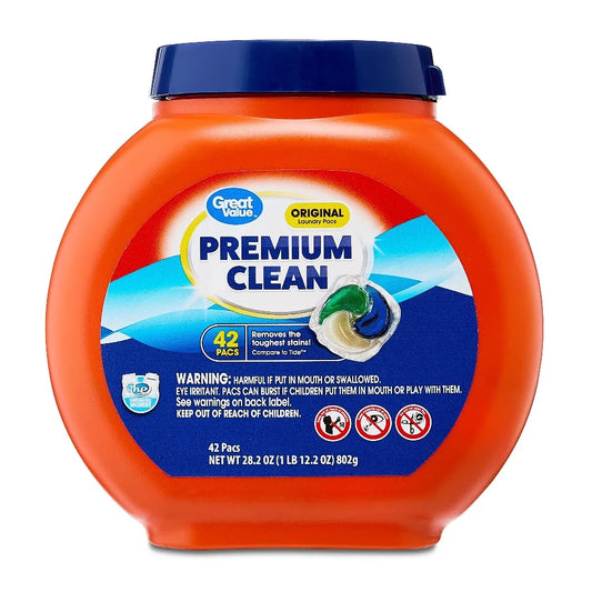 Premium Laundry Pacs Original Scent 42 Count