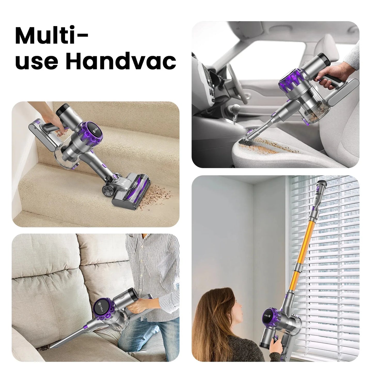 INSE S3P Cordless Vacuum Cleaner 45Kpa With LED Display