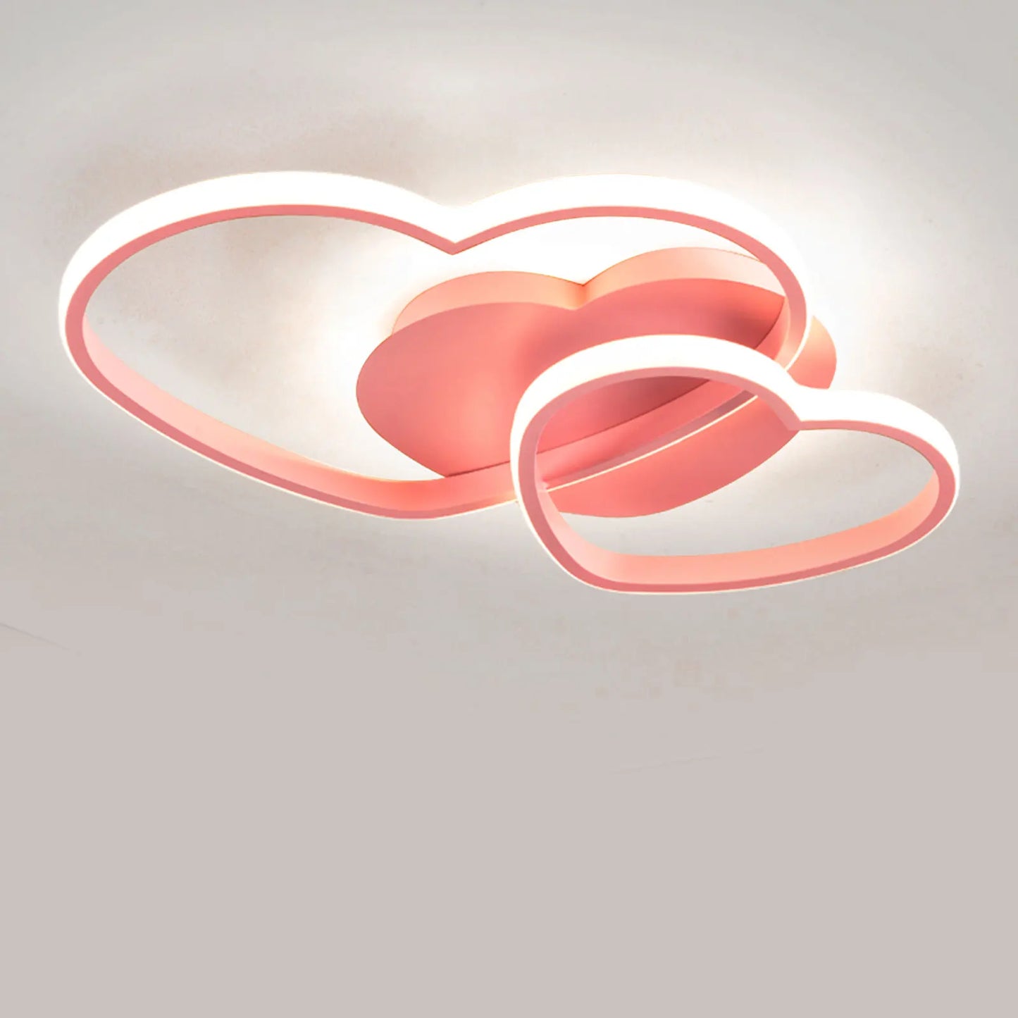 Heart Shape LED Ceiling Light 42W Dimmable with Remote