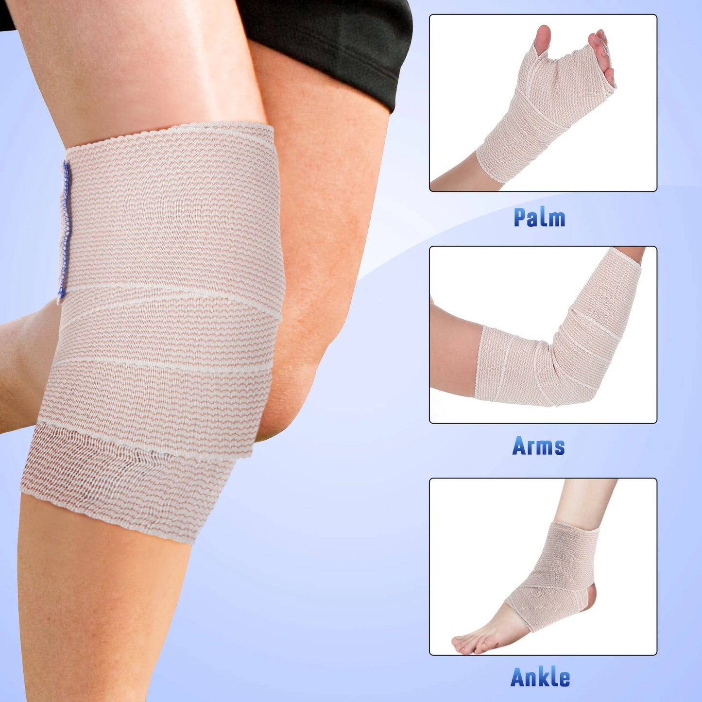Elastic Bandage Wrap For Sports Injury Support