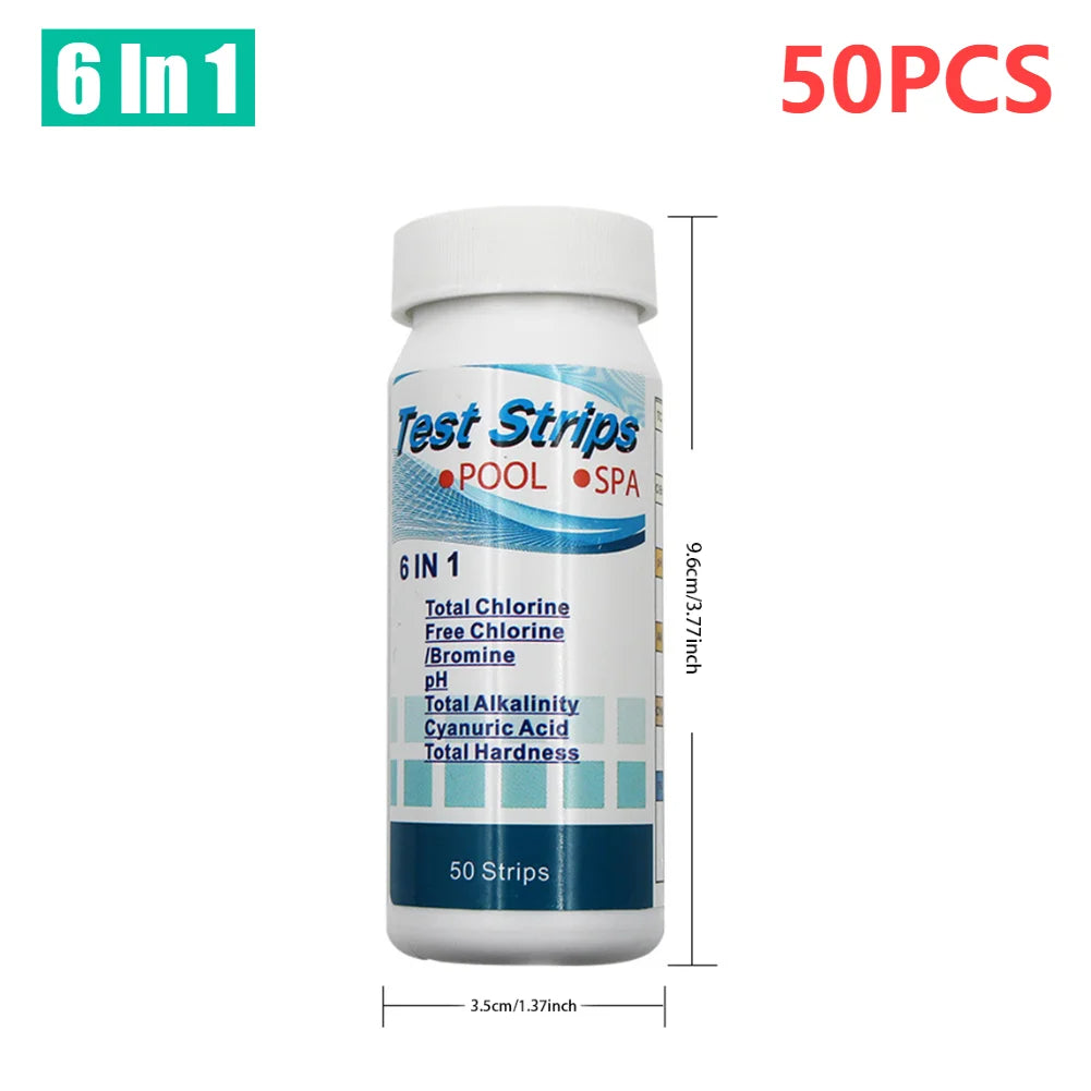 ALLOYSEED PH Test Strips 7 In 1 Pool Aquarium