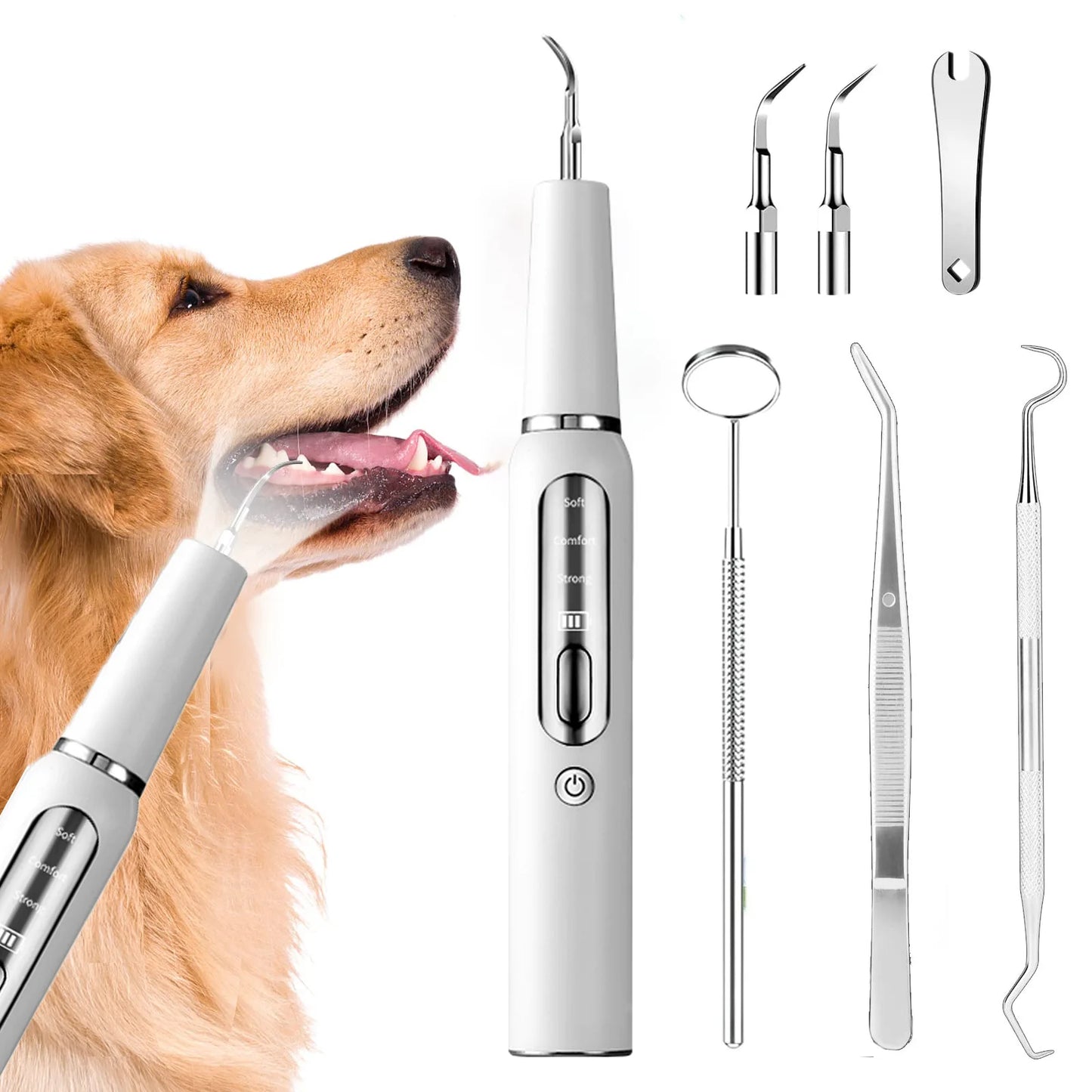 Ultrasonic Dog Toothbrush Dental Cleaning Kit