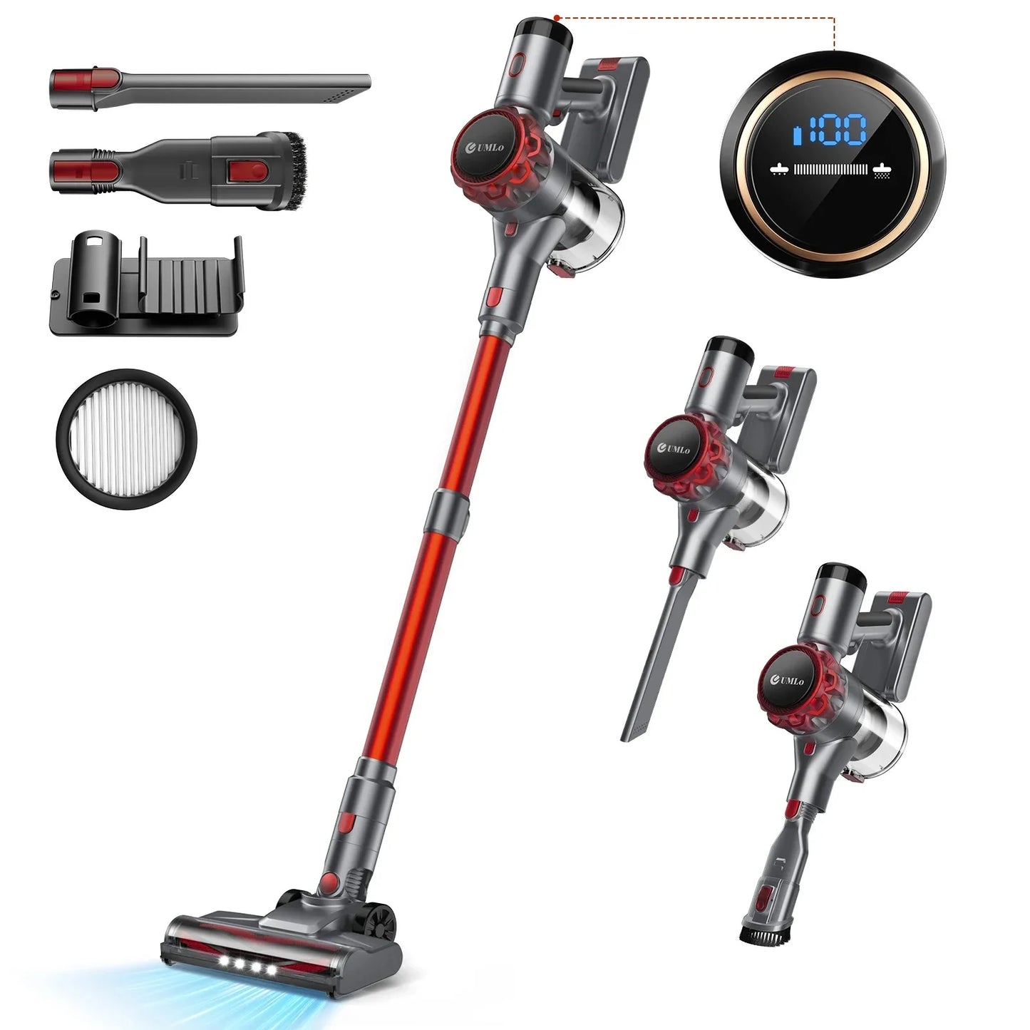 INSE S3P Cordless Vacuum Cleaner 45Kpa With LED Display