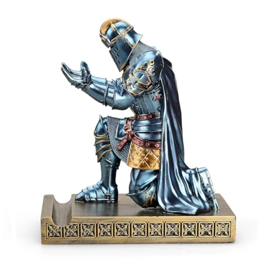 Knight Statue Pen Holder and Phone Stand