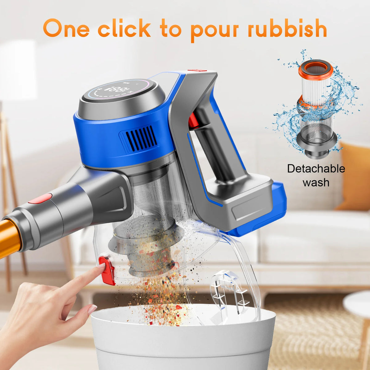 Honki Cordless Wet And Dry Handheld Vacuum