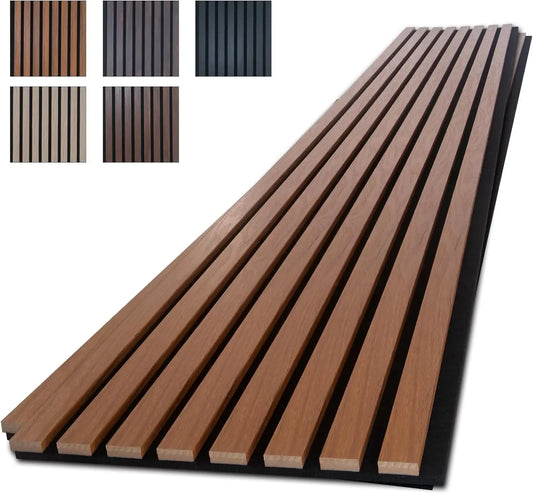 Teak Acoustic Wall Panels Soundproof Wood Slat Panels