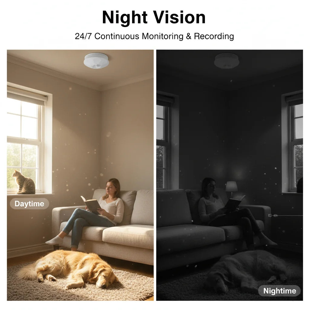 Mini 1080P WiFi Security Camera With Motion Detection