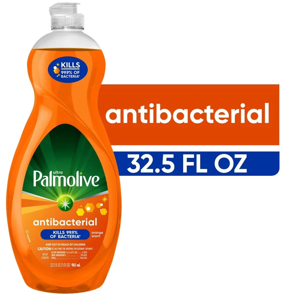 Ultra Concentrated Antibacterial Dish Soap Orange Scent