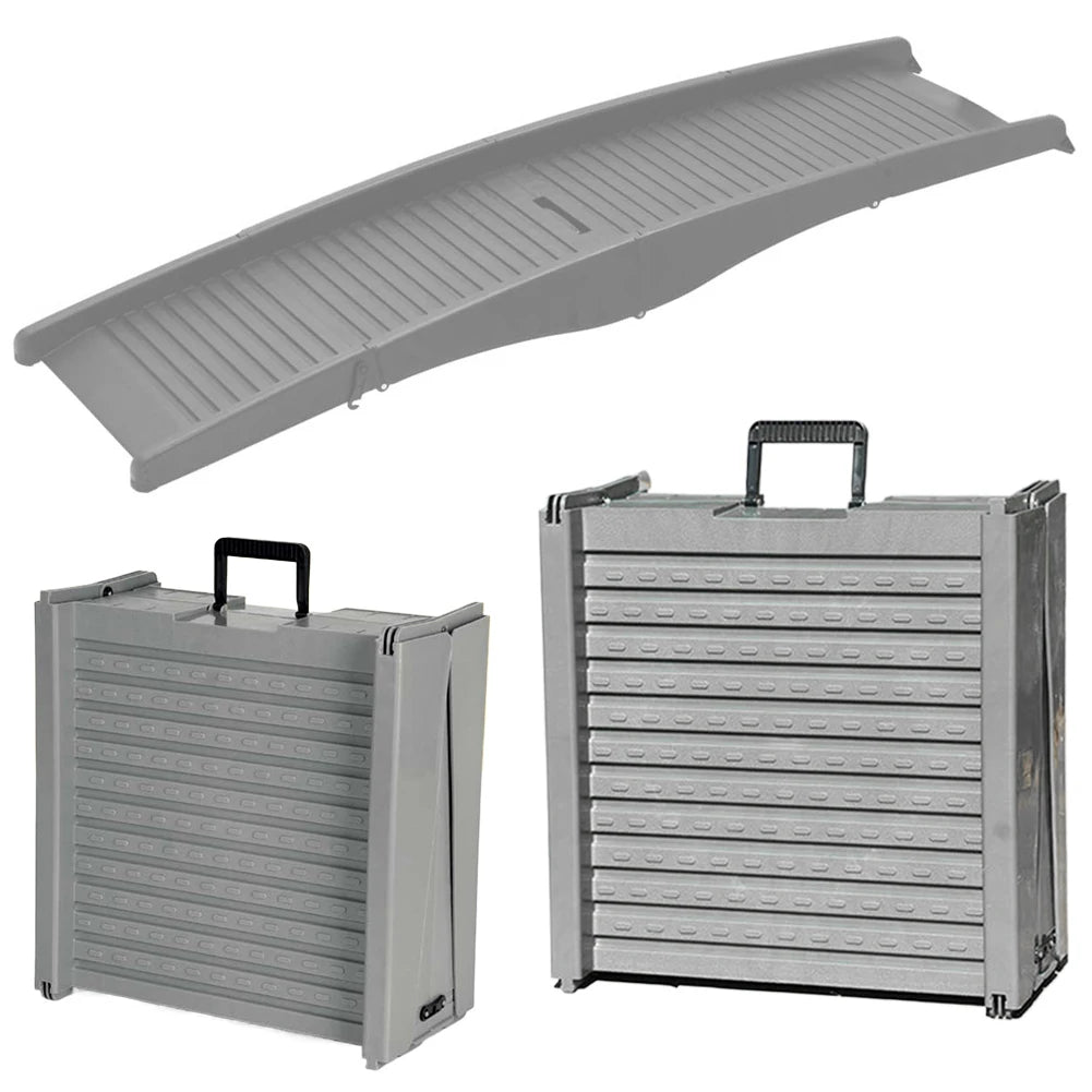 Folding Portable Dog Ramp For Cars Non Slip Rug Surface