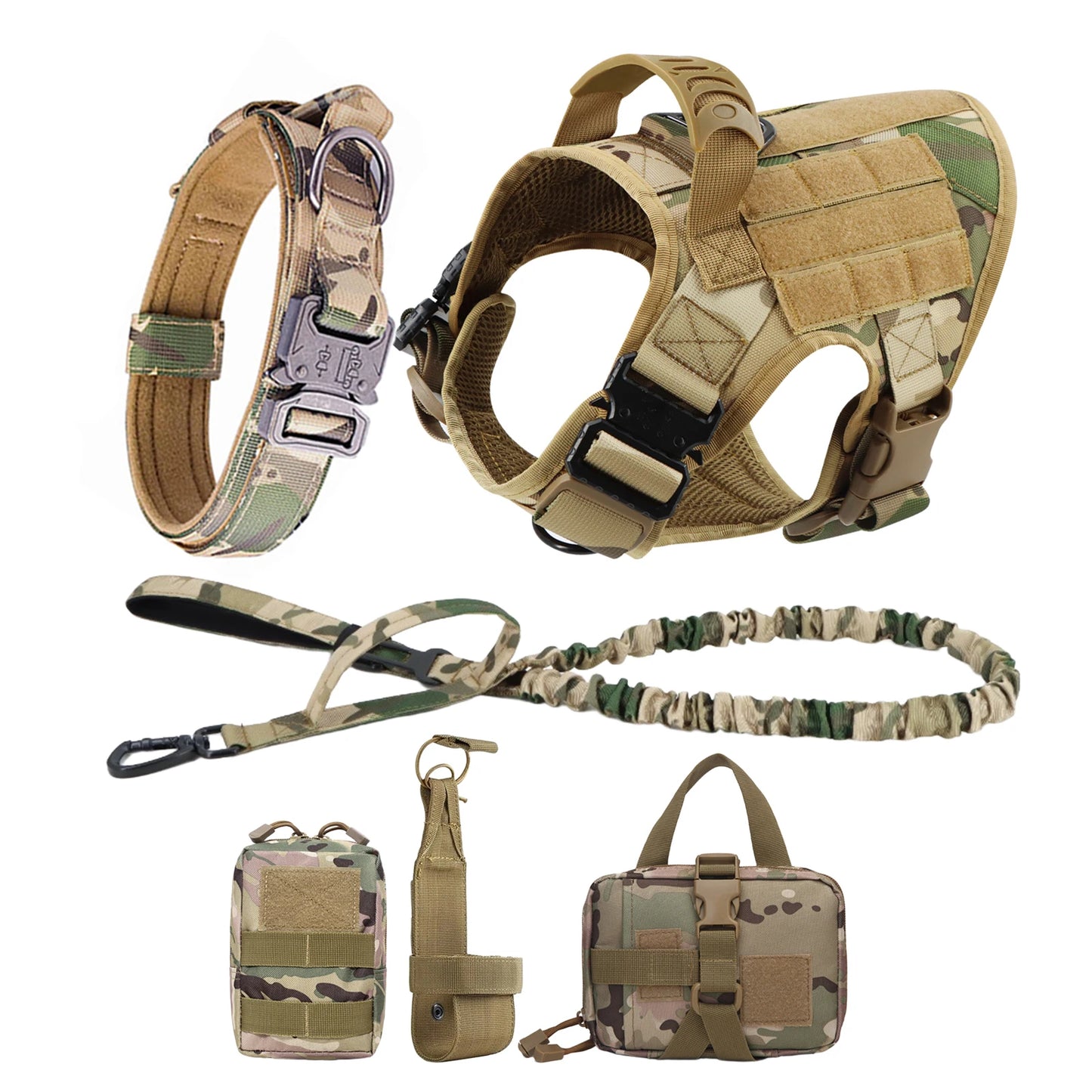 Dog Harness And Leash Set For Training Walks