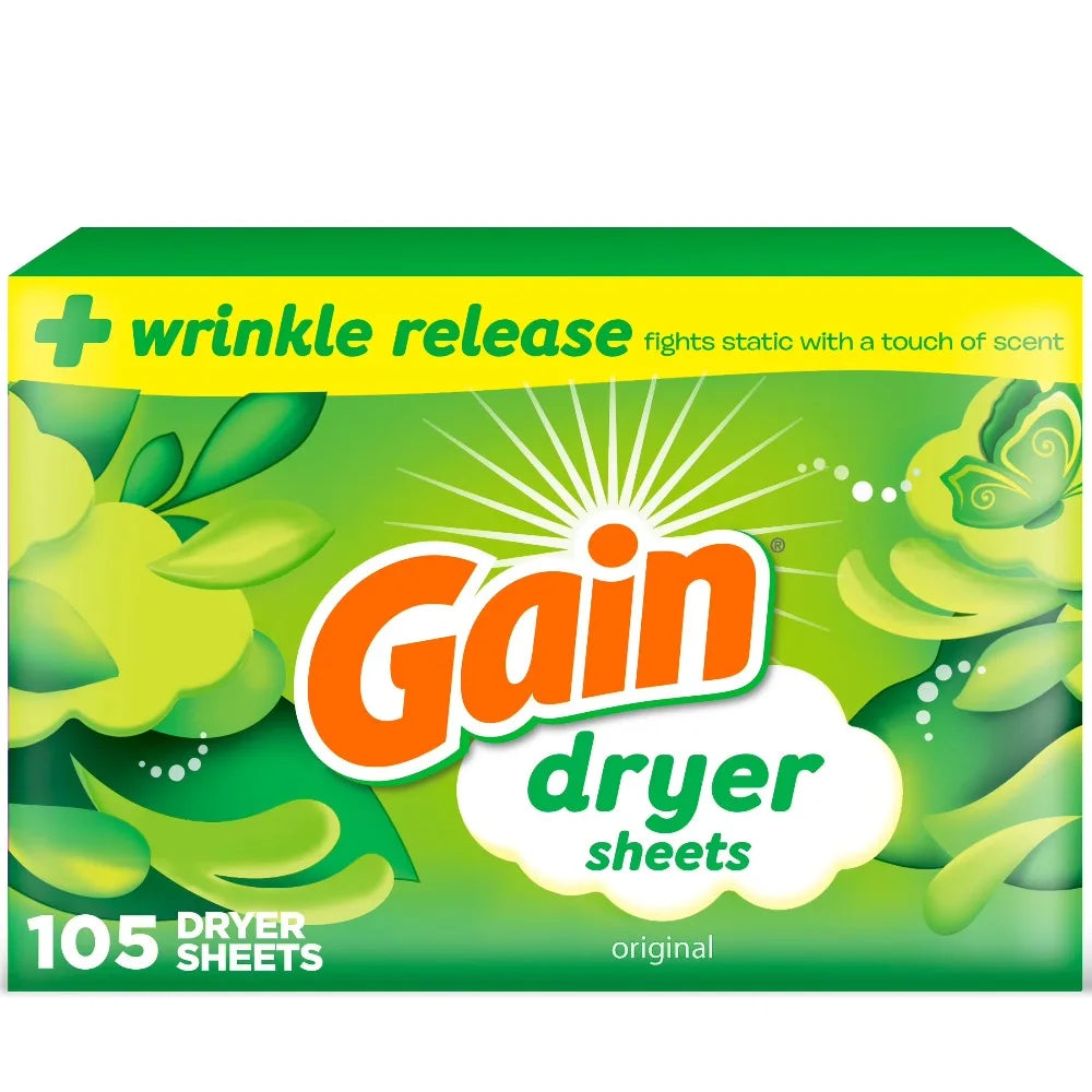 Original Scent Dryer Sheets 105 Count Anti Static