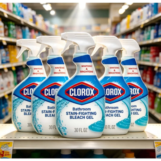 Powerful Bathroom Bleach Gel Cleaner for Tile Grout Toilet