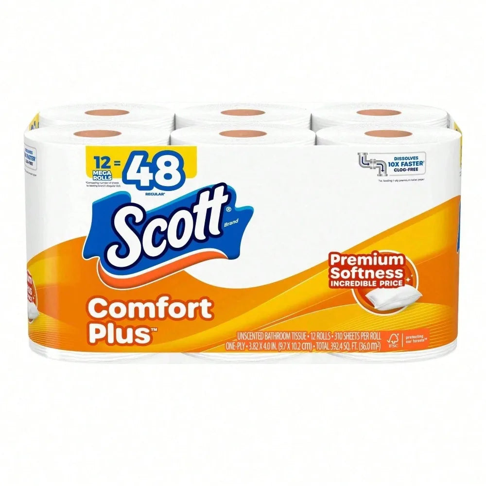 ComfortPlus Toilet Paper Mega Rolls Septic Safe