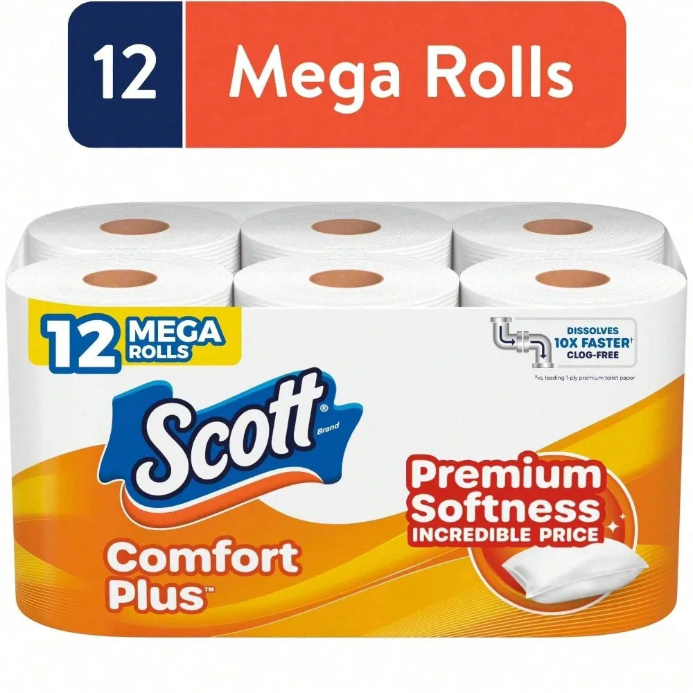 ComfortPlus Toilet Paper Mega Rolls Septic Safe