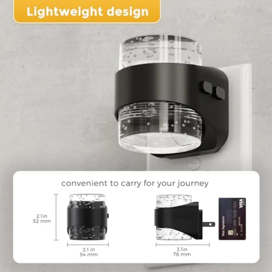 Adjustable Wall Plug Night Light 3000K 4000K 5000K Dimmable