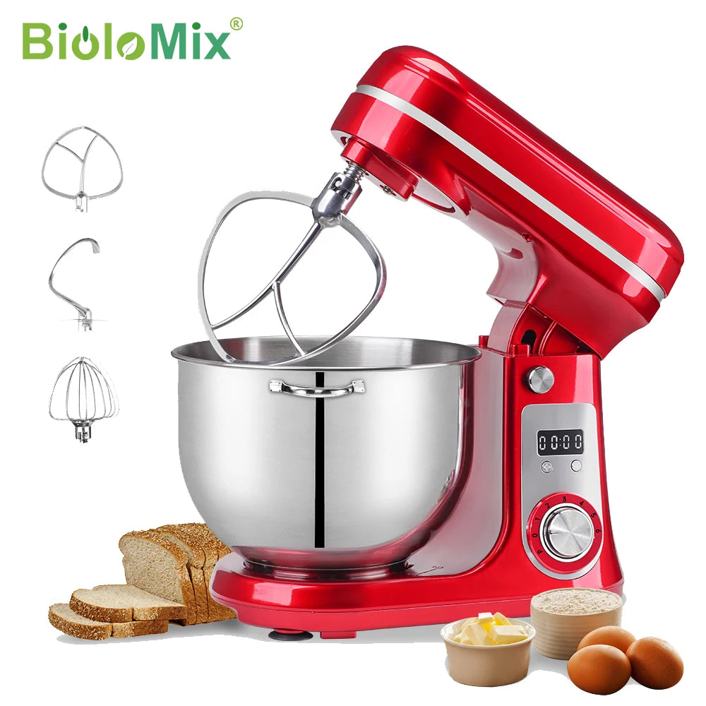 BioloMix 6-Speed Kitchen Food Stand Mixer