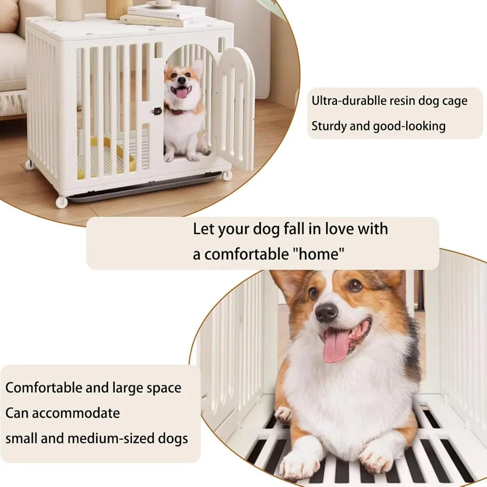 Wheeled Chew Resistant Pet House For Dogs