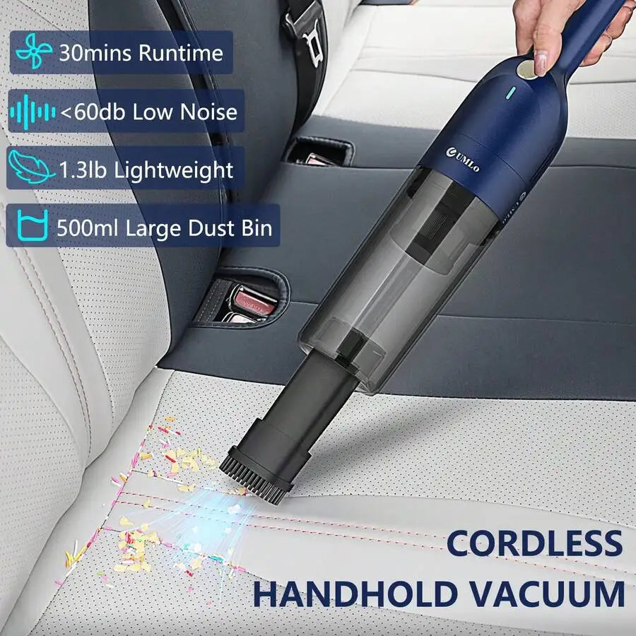 XMSJ Cordless Handheld Car Vacuum With 2 Suction Modes