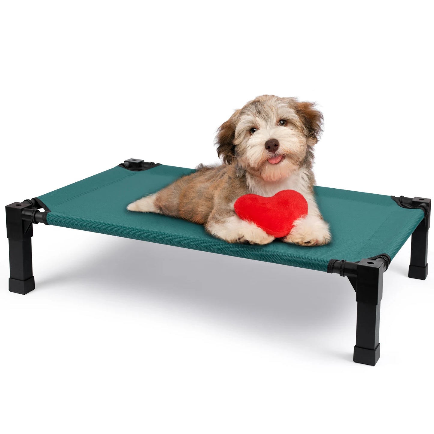 Elevated Cooling Dog Bed With Washable Breathable Frame