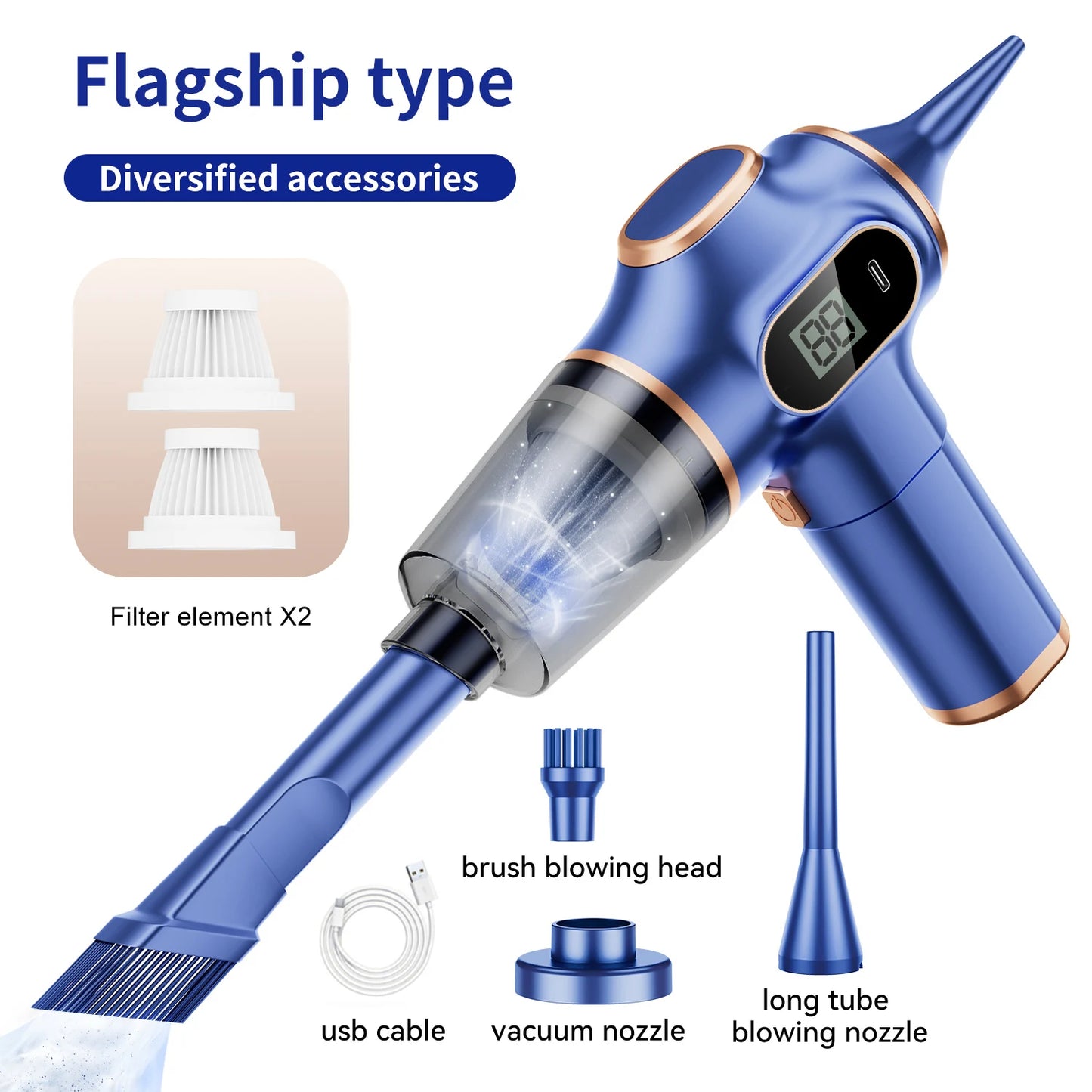 ABS Wireless Car Vacuum Cleaner