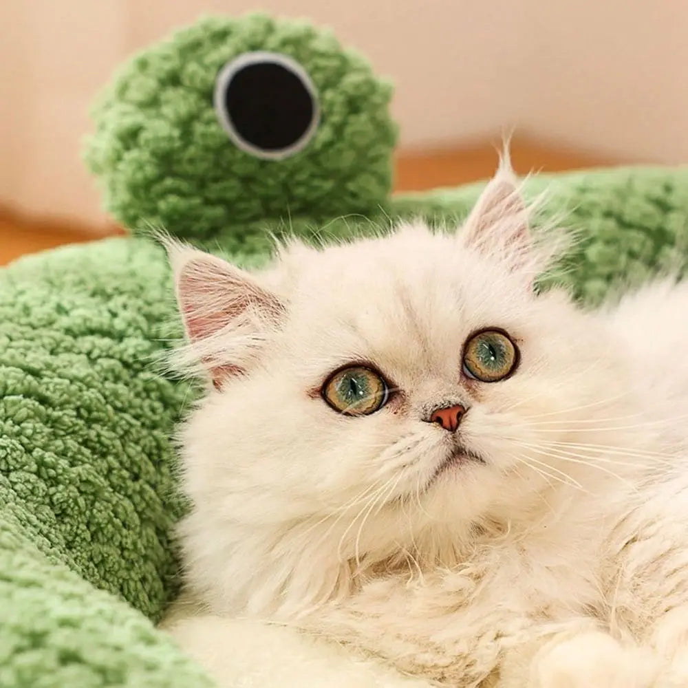 Breathable Plush Pet Bed For Cats And Dogs