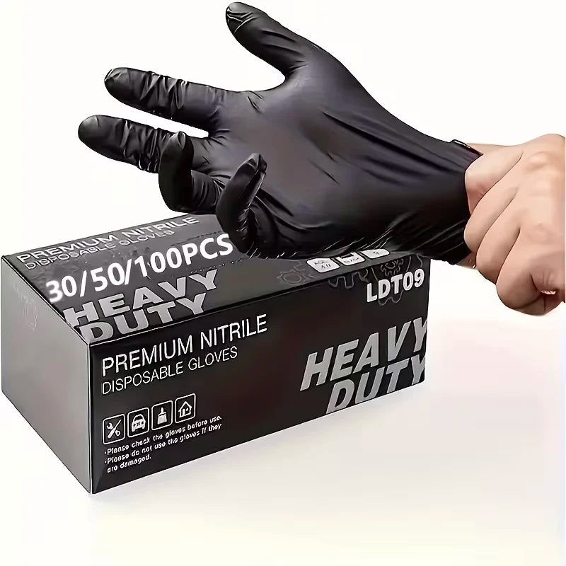 Nitrile Gloves Disposable Household Cleaning Powder Free