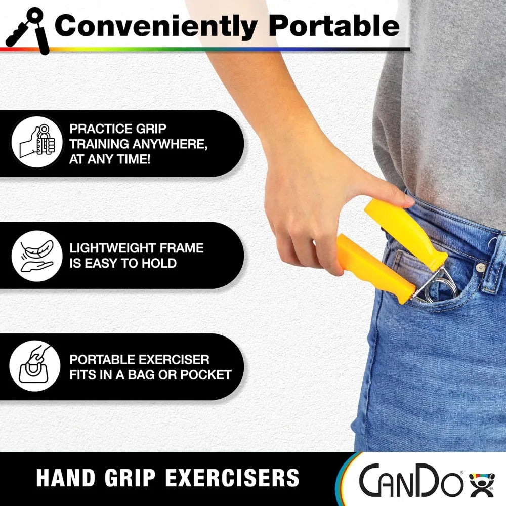 Hand Grip Exerciser 5 Level Resistance Set