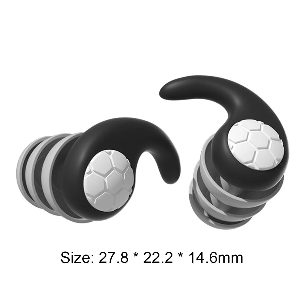 RZAHUAHU Silicone Earplugs Waterproof For Sleep And Swim