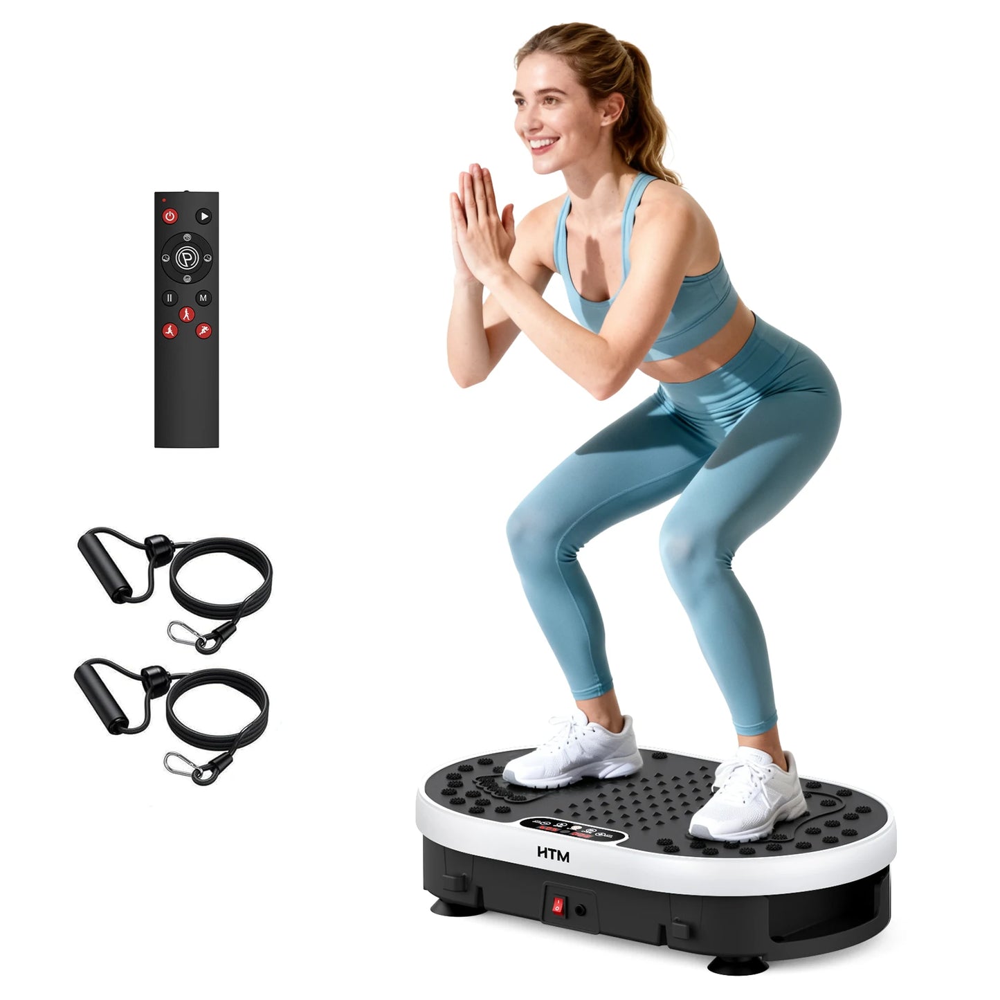 HTM Vibration Plate With Adjustable Speed 110V Home Fitness