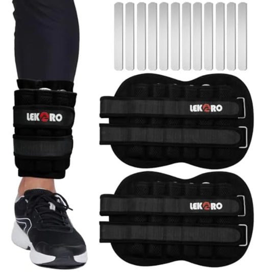 Ankle And Wrist Weights With Removable Steel Plates