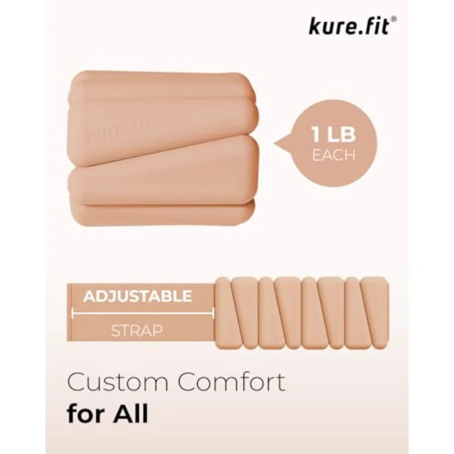 Adjustable Sand Wrist And Ankle Weights 1 Lb Each Pair