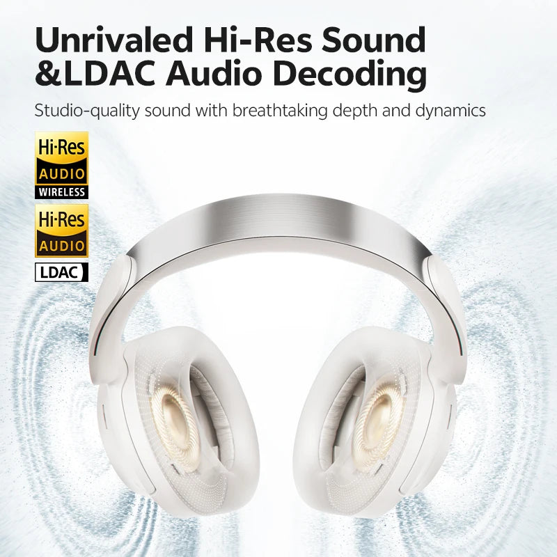 Qcy H3s Wireless Over Ear Headphones Adaptive Anc
