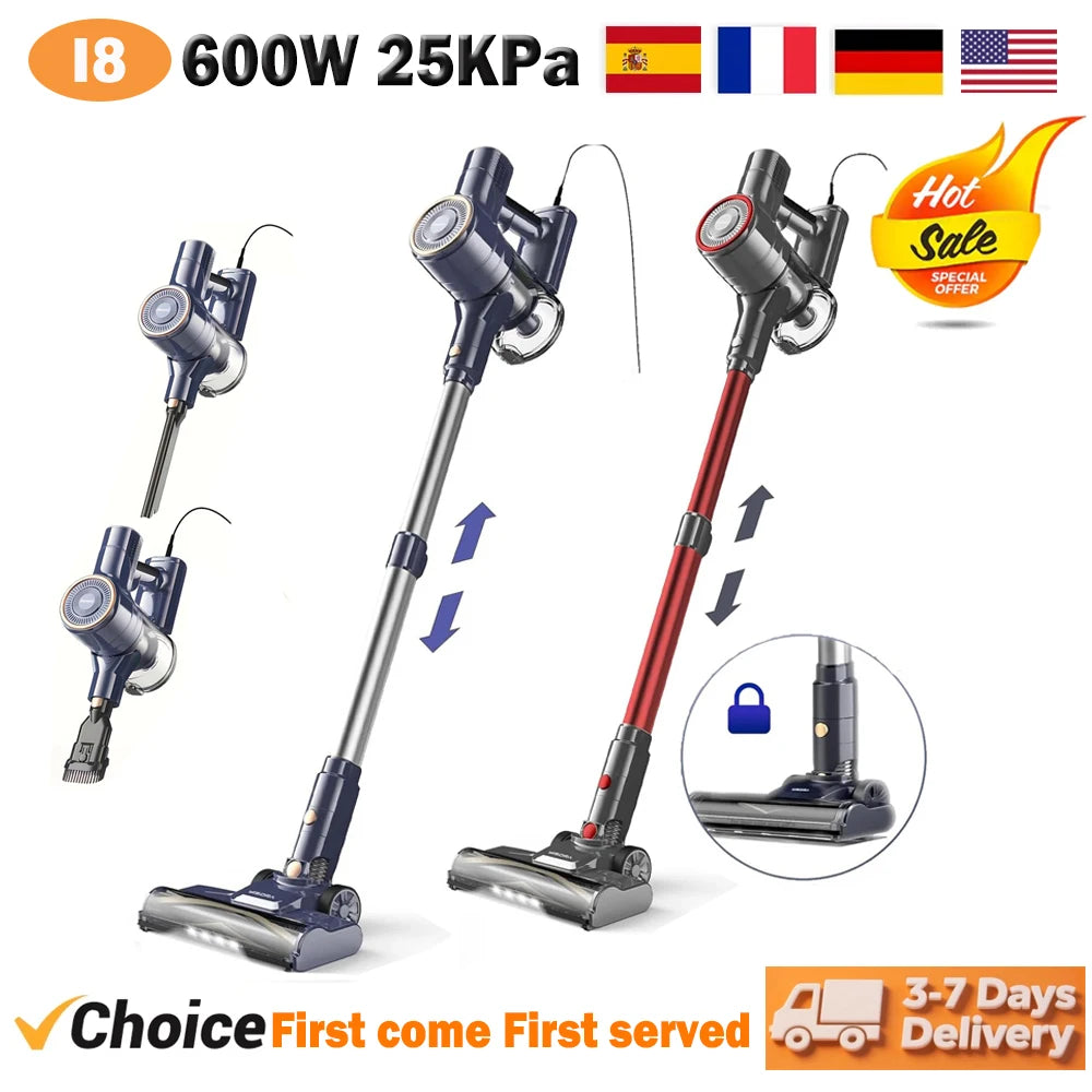 Inse I8 Corded Stick Vacuum Cleaner 6 In 1 Powerful Handheld