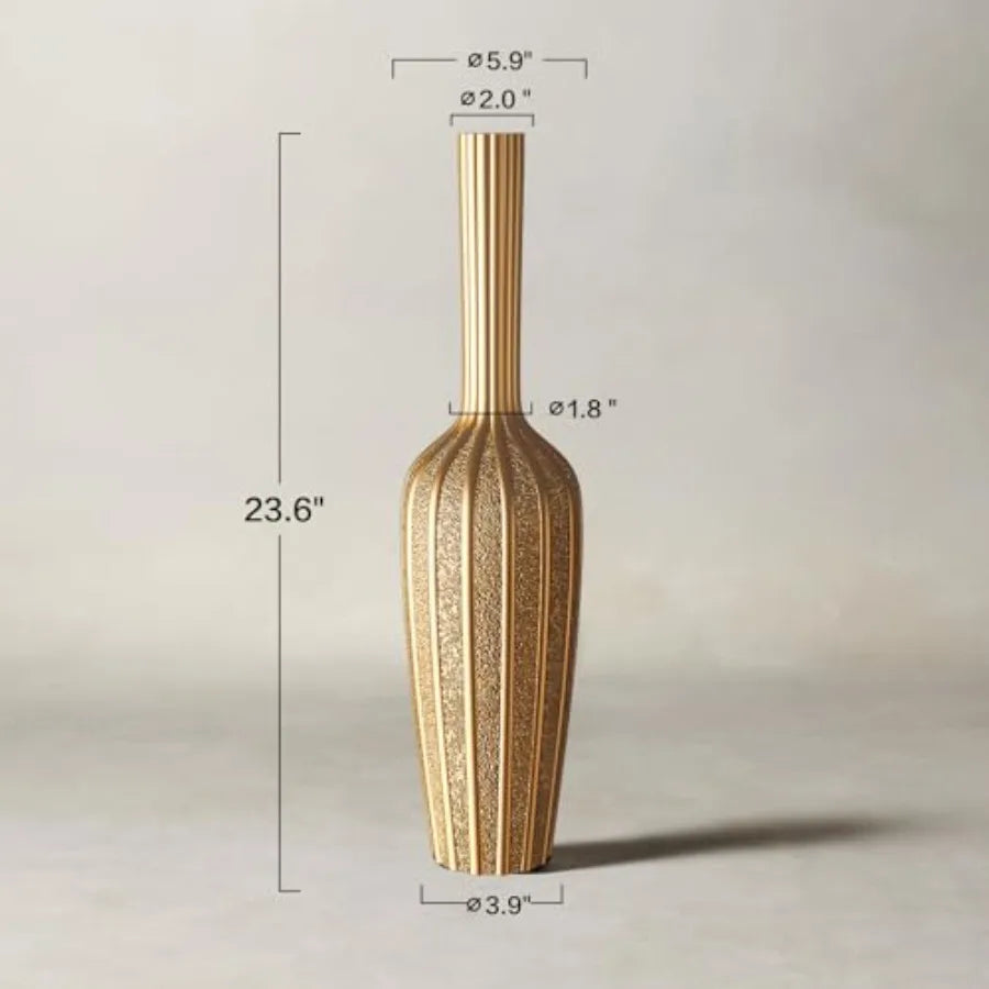 Elegant Floor Vase Porcelain Decor For Dried Flowers