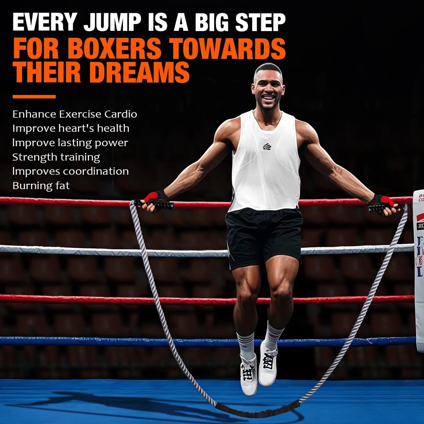 Weighted Jump Rope for Fitness and Cardio Training