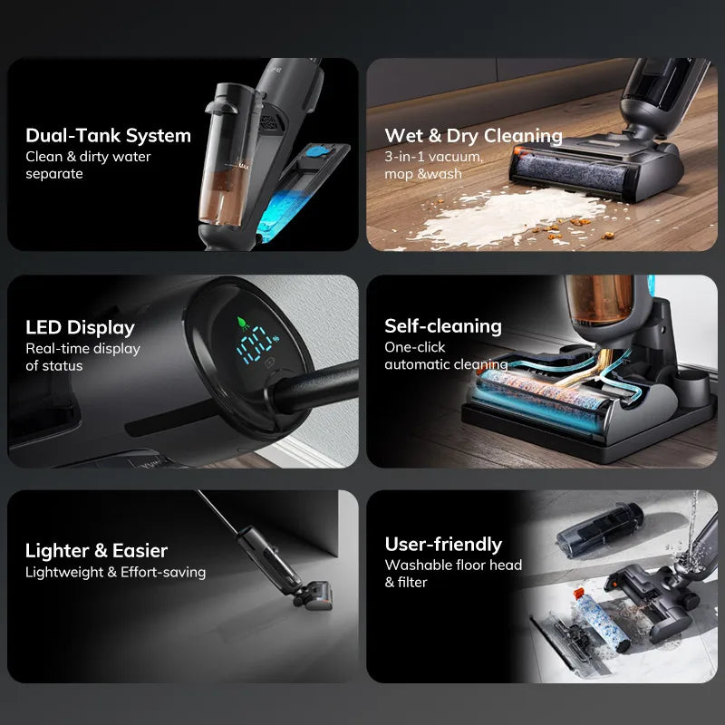 Ilife W90 Pro Cordless Wet Dry Smart Mop