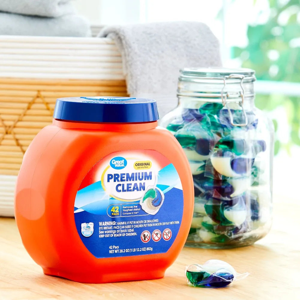 Premium Laundry Detergent Pacs Original Scent