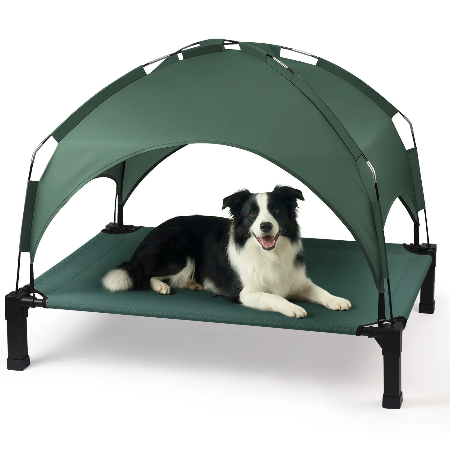 Outdoor Canopy Dog Bed With Removable Shade Tent