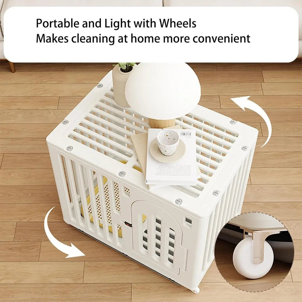 Wheeled Chew Resistant Pet House For Dogs