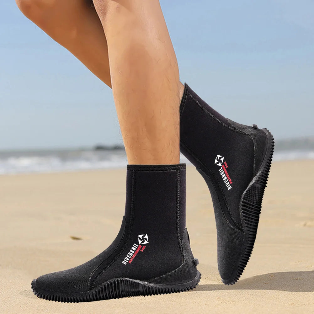 Neoprene Diving Boots Anti Slip For Water Sports