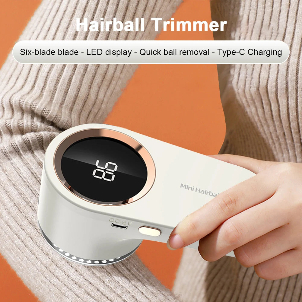 APWIKOGER Electric Lint Remover Shaver With Digital Display