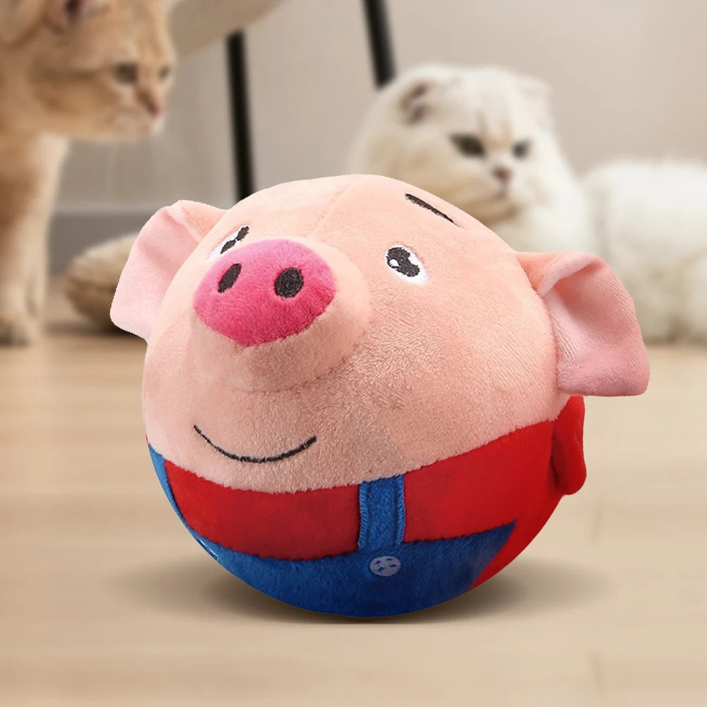 Shunmaii Electric Pet Interactive Squeaky Toy for Play