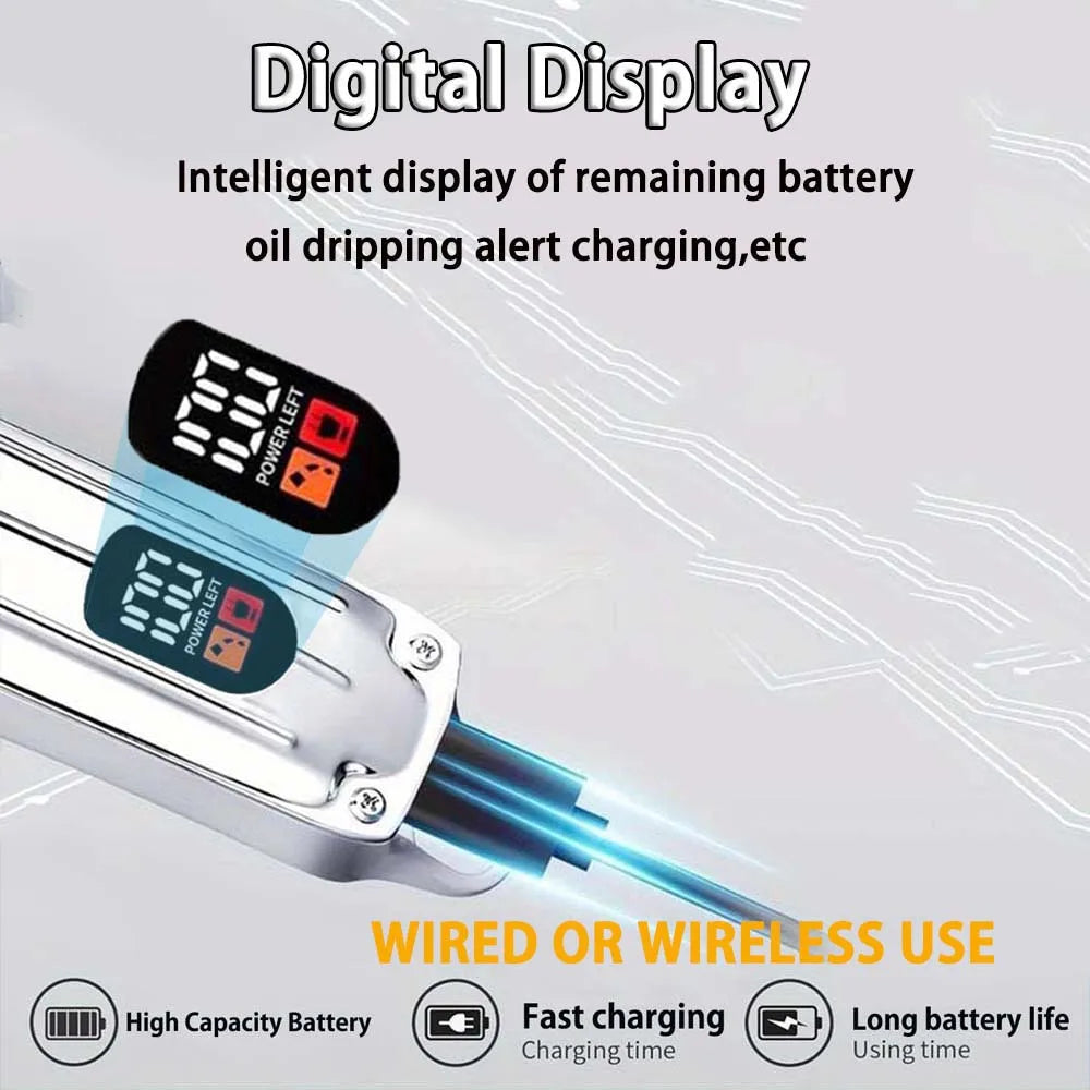 SHUYU Rechargeable Pet Hair Clipper With LED Display