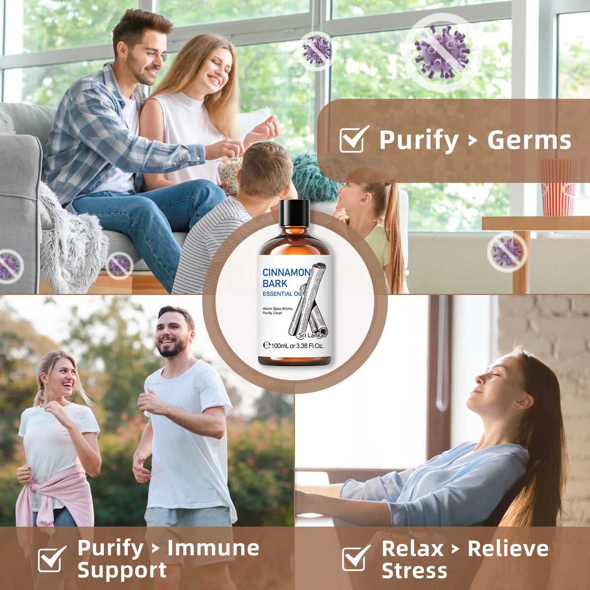 Hiqili Pure Cinnamon Bark Essential Oil