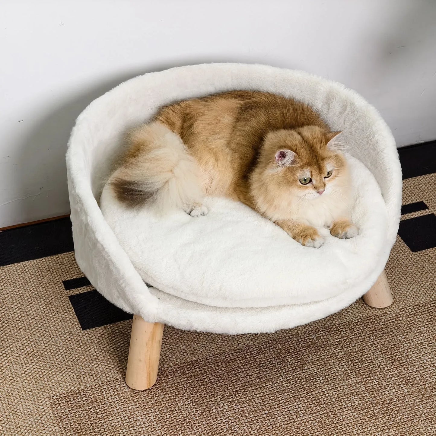 BORWART Elevated Pet Bed Sofa For Dogs And Cats